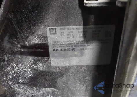 2017 Buick Regal Turbo Sport Touring z USA, uszkodzony, nr VIN 2G4GL5EX3H9128979